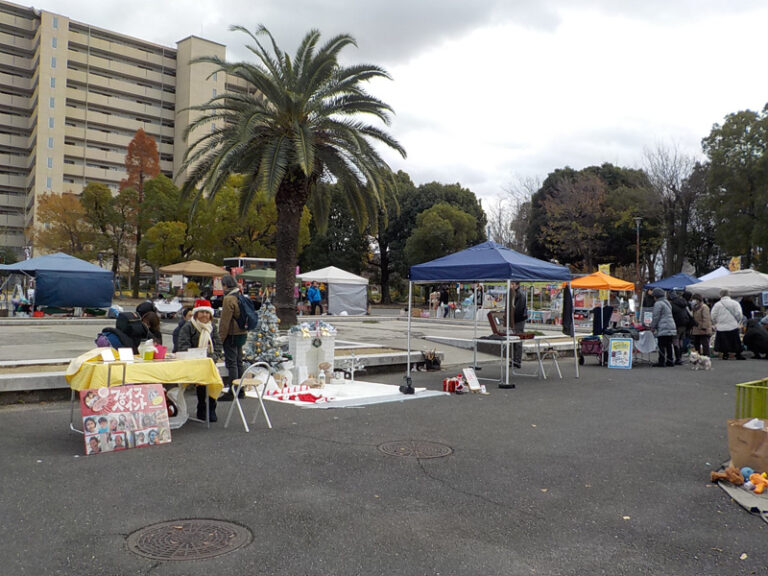 12月22日（日曜）、寺嶋公園で開催された「まんてんマルシェ」