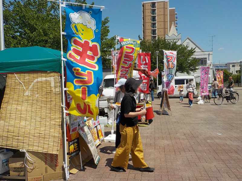 5月4日(日)三ノ瀬公園にて開催されたハッピーカラーマルシェの様子