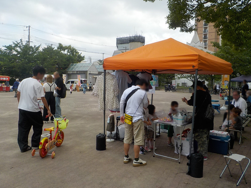 6月1日(日)に三ノ瀬公園で開催されたハッピーカラーマルシェの様子