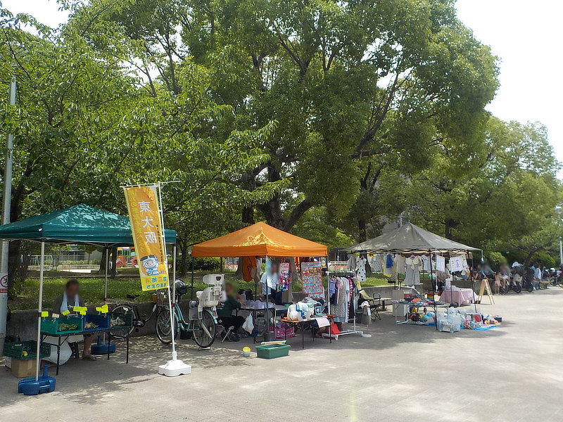 7月6日(日)三ノ瀬公園でのハッピーカラーマルシェの様子