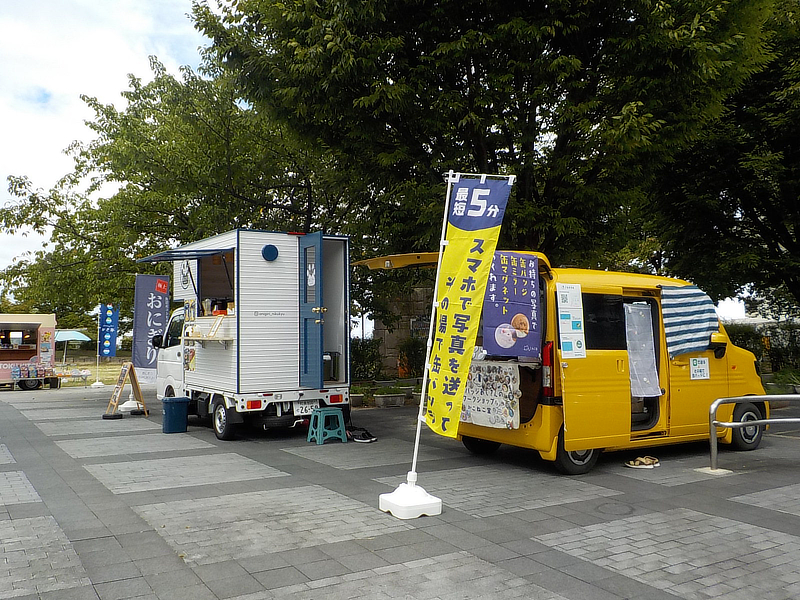 9/13(土)、東石切公園でのSAKURAZAKAマルシェキッチンカー